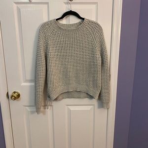 NWOT urban grey knit tie sweater